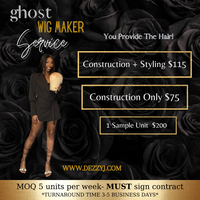 Ghost Wig Making Service